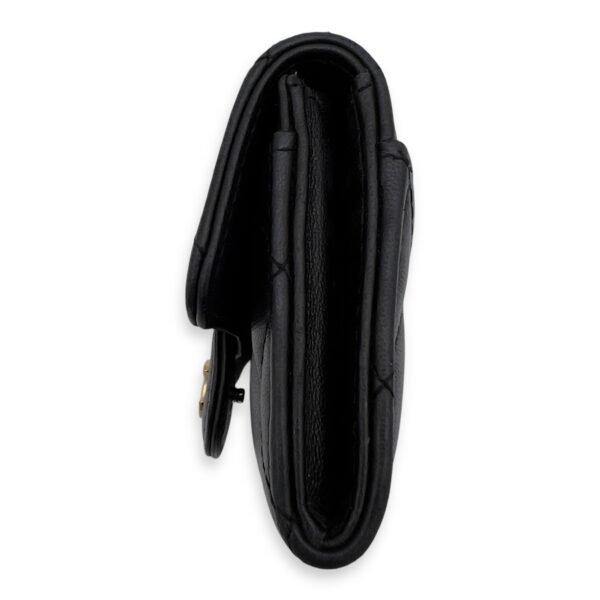 Classic Wallet Black in Lambskin, Gold hardware - Image 3