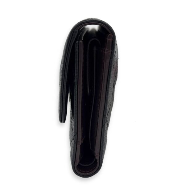 Classic Black Wallet in Caviar Leather, Silver hardware - Image 7
