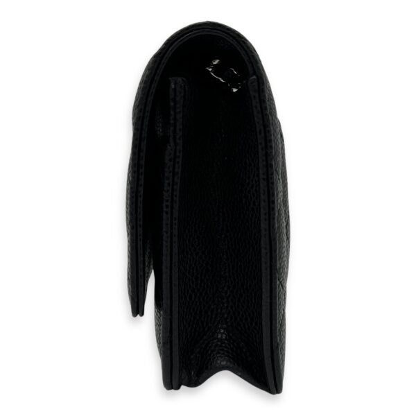 CC Wallet On Chain Black in Caviar Leather, Silver hardware - Image 23