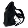 Flap Backpack Black in Calfskin, Silver hardware - Image 3