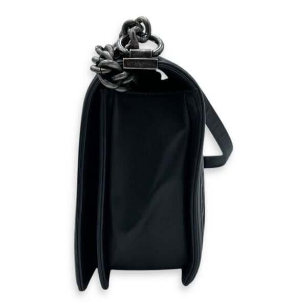 Boy Shoulder Bag Black in Lambskin, Gold hardware - Image 3