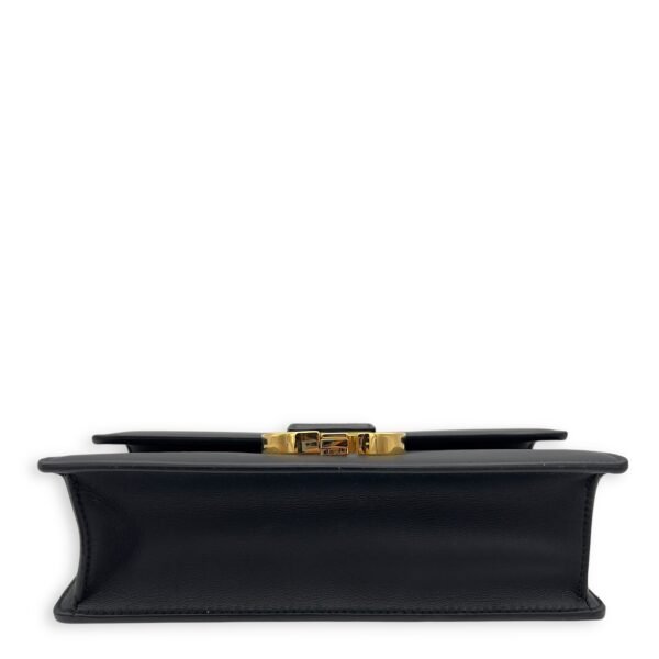 30 Montaigne East West Black Shoulder Bag in Calfskin, Gold hardware - Image 5