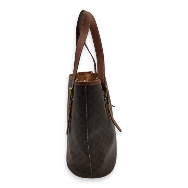 Macadam Tote Bag Brown in Coated Canvas, Gold hardware - Image 3