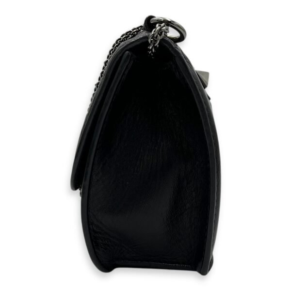 Glamlock Black Shoulder Bag in Calfskin, So Black hardware - Image 3