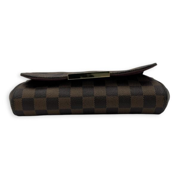 Favourite Damier Ebene Crossbody Bag in Coated Canvas, Gold hardware - Image 5
