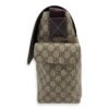 GG Supreme Diaper Bag Brown in Coated Canvas, Gold hardware - Image 3