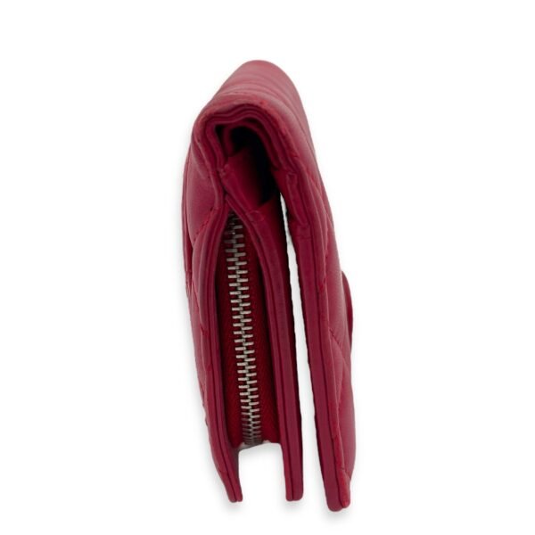 CC Wallet Pink in Lambskin, Silver hardware - Image 2