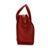 Luggage Top Handle Bag Micro Red in Calfskin, Gold hardware - Image 3