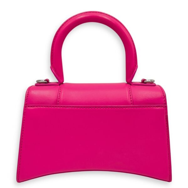 Hourglass XS Top handle bag in Calfskin, Silver Hardware - Image 2