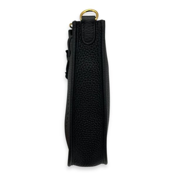 Evelyne TPM Noir Crossbody Bag in Clemence, Gold hardware - Image 3
