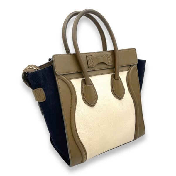 Luggage Top Handle Bag Micro Multi-colour in Calfskin - Image 4