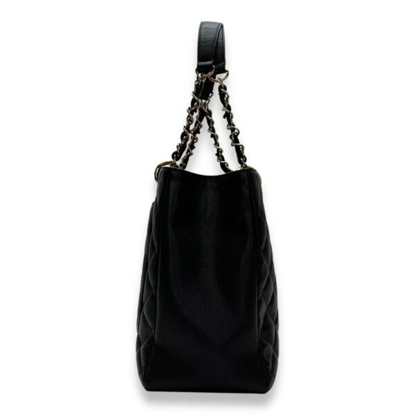 GST Black Shoulder Bag in Caviar Leather, Gold hardware - Image 4