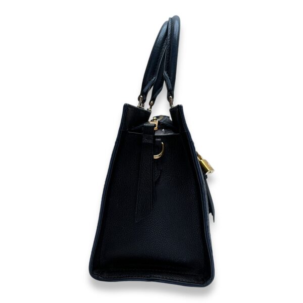 Sully PM Black Top Handle Bag in Monogram Empreinte Leather, Gold hardware - Image 4