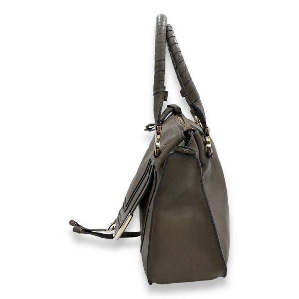 Marcie Shoulder Bag Grey in Calfskin, Light Gold hardware - Image 4