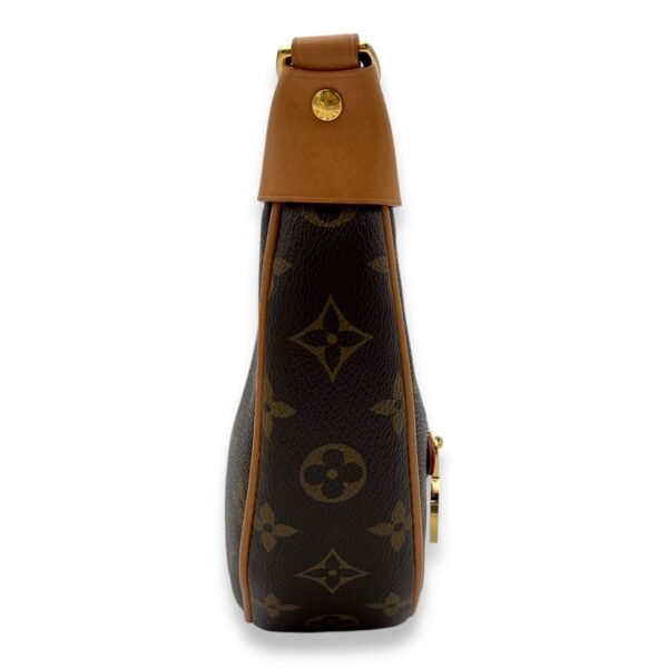 Loop Shoulder Bag Brown in Monogram Coated Canvas, Gold hardware - Image 4