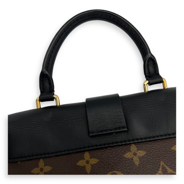 Locky BB Brown Top Handle Bag in Monogram Coated Canvas, Gold hardware - Image 9