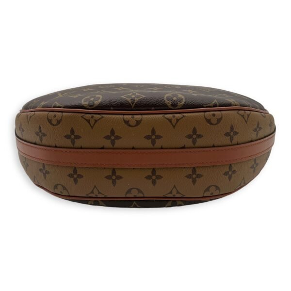 Loop Hobo Shoulder Bag Brown in Monogram Coated Canvas, Gold hardware - Image 5