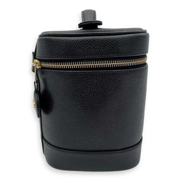 CC Vintage Vanity Bag in Caviar Leather, Gold hardware - Image 4