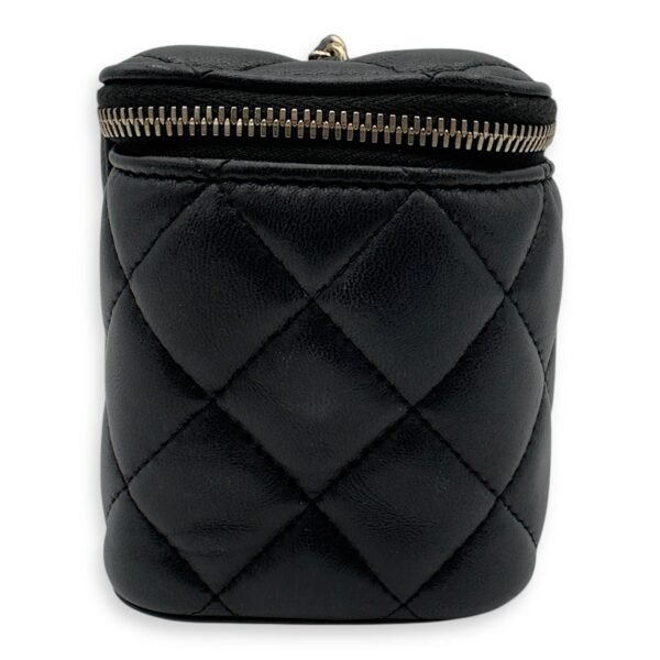 CC Vanity Bag Black in Lambskin, Gold hardware - Image 8