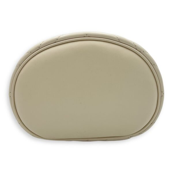 GG Marmont Backpack White in Calfskin, Gold hardware - Image 5