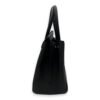 Florine Brown Top Handle Bag in Canvas, Gold hardware - Image 4