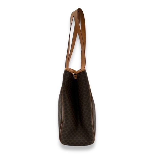 Macadam Tote Bag Brown in Coated Canvas, Gold hardware - Image 4
