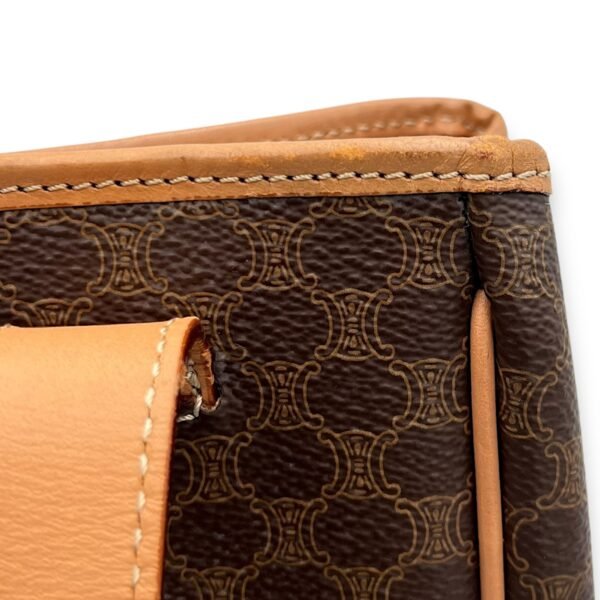 Macadam Tote Bag Brown in Coated Canvas, Gold hardware - Image 8