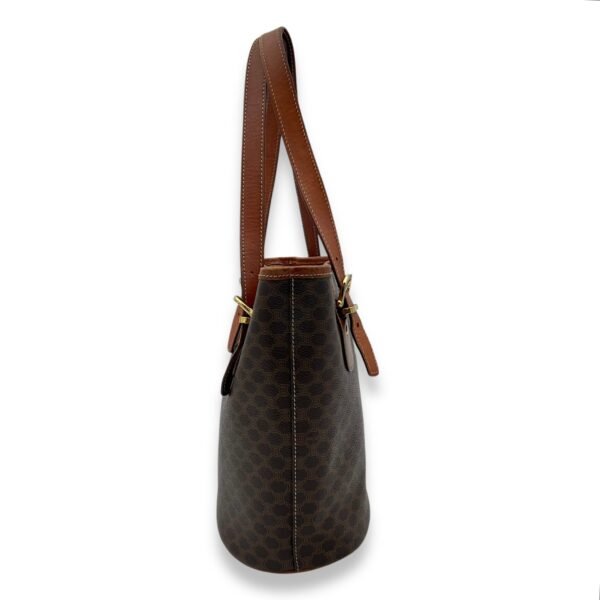 Macadam Tote Bag Brown in Coated Canvas, Gold hardware - Image 4