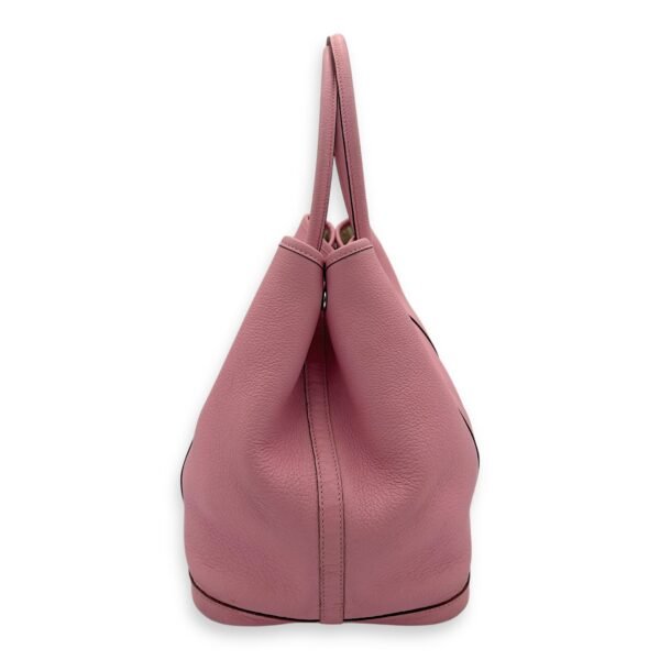 Garden Party 36 Sakura Pink Top Handle Bag in Negonda, Palladium hardware - Image 4