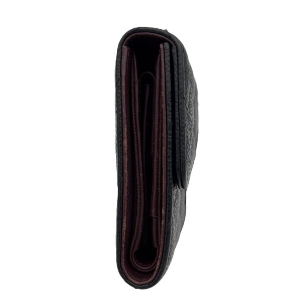 CC Wallet Black in Caviar Leather, Silver hardware - Image 4