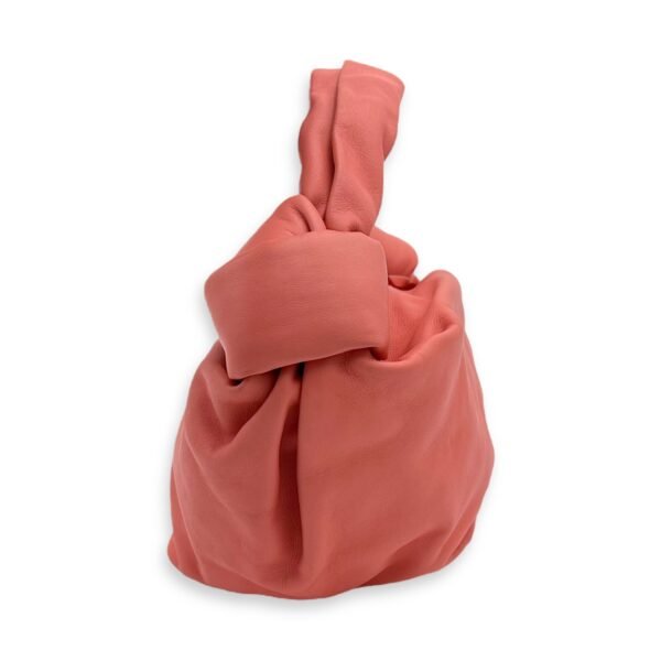 Double Knot Pink Shoulder Bag in Lambskin, Silver hardware - Image 4