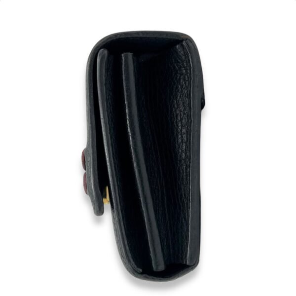 Capucines Long Black Wallet in Calfskin, Gold hardware - Image 4