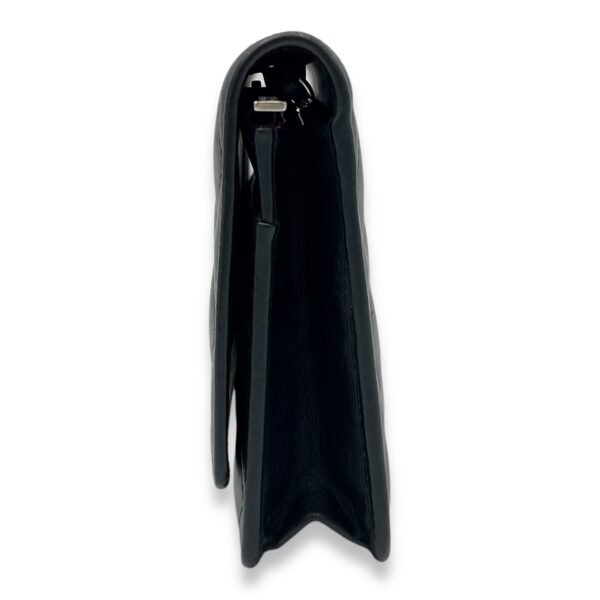 Cambon Wallet On Chain Black in Lambskin, Silver hardware - Image 4