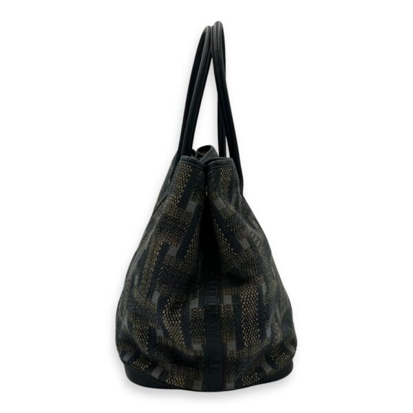 Garden Party 36 Blue Tote Bag in Tweed, Silver hardware - Image 4