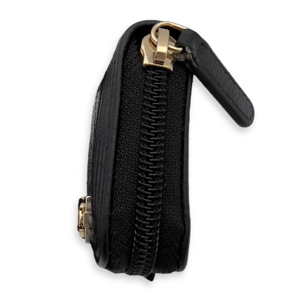 Boy Black Wallet in Caviar Leather, Gold hardware - Image 4