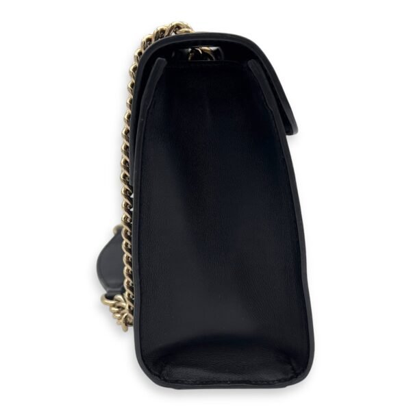 Horsebit 1955 Shoulder Bag Black in Calfskin, Gold hardware - Image 4