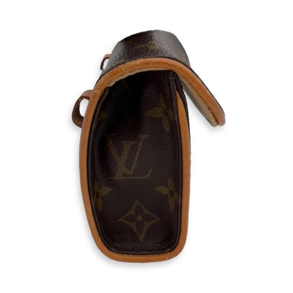 Florentine Belt Bag Brown in Monogram Coated Canvas, Gold hardware - Image 4