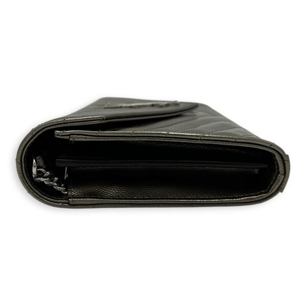 Cassandre Wallet On Chain Silver in Caviar Leather, Silver hardware - Image 6