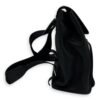 Flap Backpack Black in Calfskin, Silver hardware - Image 4