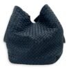 Intrecciato Shoulder Bag Blue in Lambskin, Ruthenium hardware - Image 4