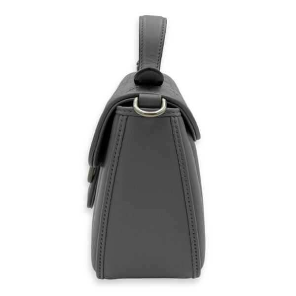 Marmont Top Handle Bag Blue in Calfskin, Gunmetal hardware - Image 4