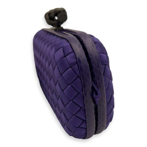 Knot Clutch Purple in Others, Ruthenium hardware - Image 6