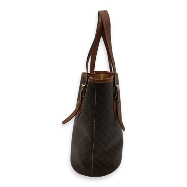 Macadam Tote Bag Brown in Coated Canvas, Gold hardware - Image 4