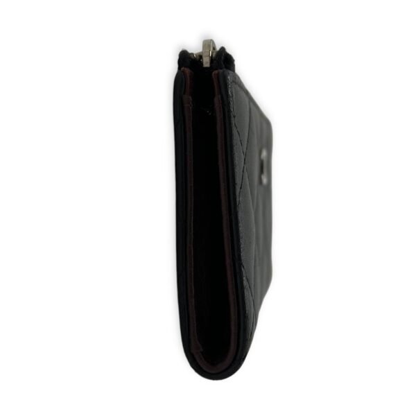 CC Wallet Black in Lambskin, Silver hardware - Image 4