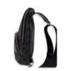 Avenue Belt Bag Black in Coated Canvas, Silver hardware - Image 4