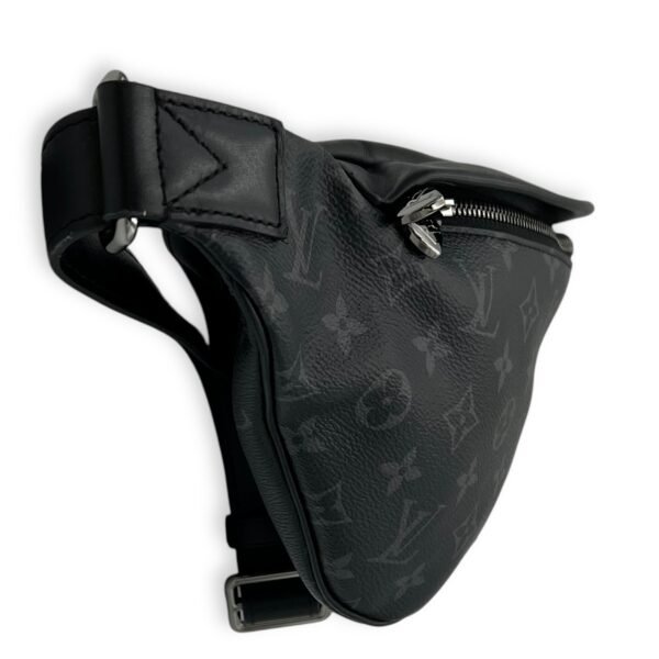 Discovery Black Belt Bag in Monogram Coated Canvas, Silver hardware - Image 4