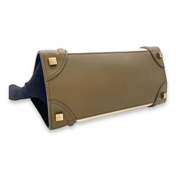 Luggage Top Handle Bag Micro Multi-colour in Calfskin - Image 5