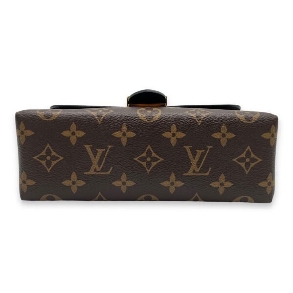 Locky BB Brown Top Handle Bag in Monogram Coated Canvas, Gold hardware - Image 5