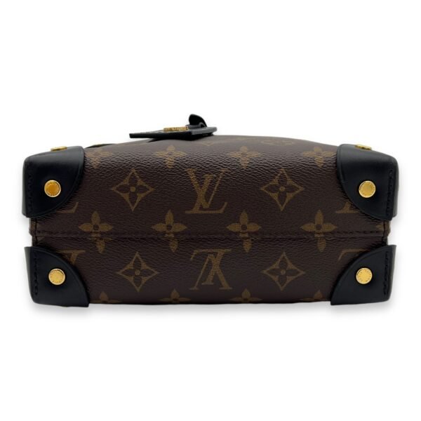 Malle Souple  Crossbody Bag Brown in Monogram Coated Canvas, Gold hardware - Image 5