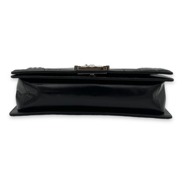 Boy Shoulder Bag Black in Calfskin, Silver hardware - Image 5